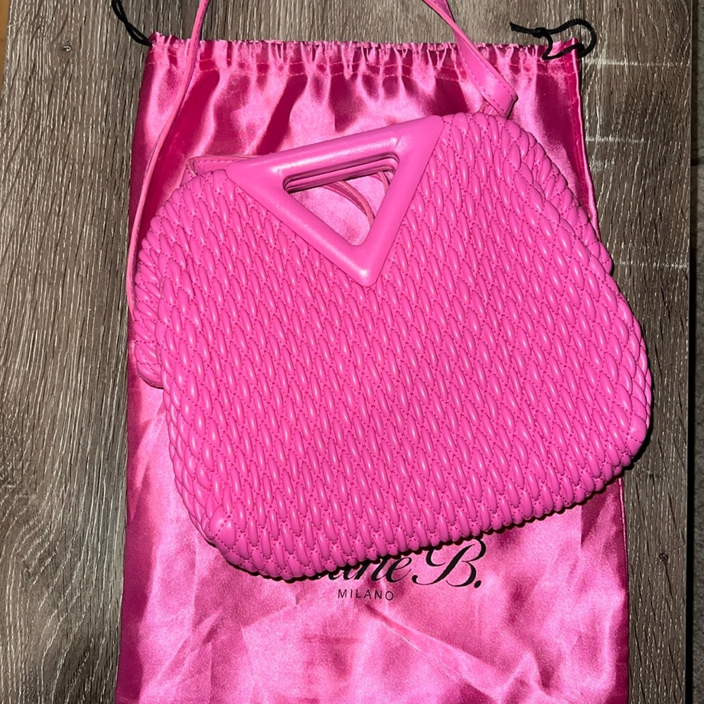 Diane B Milano pink purse